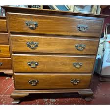 1950s Harden Solid Cherry Chest of Drawers | Chairish