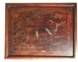 Huanghuali Silver Inlay Two Horses Chinese Antique Furniture Vintage Tea Side Table Set of 3 中国 古董 家具 黄花梨 嵌丝 双骏图 几 茶几 - Etsy