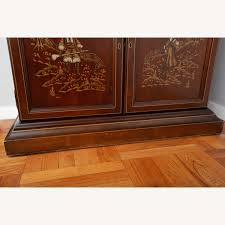 1980s Chinoiserie Jasper Cabinet - AptDeco