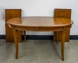 Lot - Consulate by Drexel Extension Dining Table with Two ...