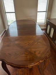 Dining Room Table With 2 Leaves - Expandable Seats Up To 12 ...