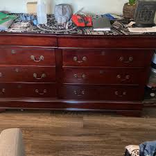 Cherry Hardwood Dresser Night Stand Set for Sale in Everett ...