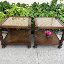 Cane Side Table - Etsy