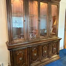 China cabinet hutch buffet, solid mahogany wood for Sale in ...