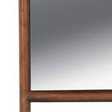 Manor Brook Tenner 70 in. H x 28.5 in. W Rectangle Framed Walnut and Antique Brass Mirror MB100660 - The Home Depot
