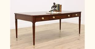 Georgian Design Mahogany Vintage Office Desk or Library ...