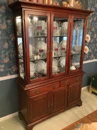 Lot - Cresent Solid Pennsylvania Cherry China Cabinet