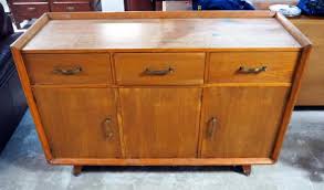 Drexel Mid-Century Modern 3 Drawer Buffet, 35" x 54" x 19.5" - Mayo Auction & Realty