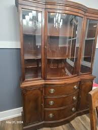 Bow Front China Cabinet | eBay