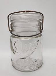 Drey Ever Improved Seal Mason Jar Bail Clear Pint wire bail ...