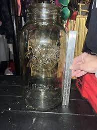 HUGE 16" TAll || #2 GAllON || iDEAl BAll || EAGlE STAR || MASON JAR. | eBay