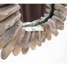 Antique Vintage Show Forms Cluster Wall Mirror Frame Arts & Crafts Style | Chairish