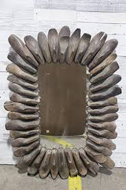 Vintage Shoe Mold Form Mirror