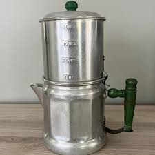 RARE FIND Pre-war Aluminum Drip-o-lator Wooden Handle 1-4 Cup Drip Coffee Maker - Etsy