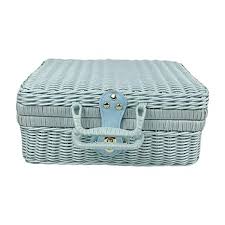 CALANDIS™ Imitation Rattan Suitcase Elegant Picnic Basket for Outside Sundries L | Storage Bins & Baskets | Home Organization | Household Supplies & Cleaning : Amazon.in: Home & Kitchen