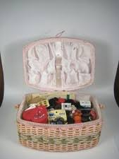 Pink Plastic Collectible Sewing Baskets and Boxes for sale | eBay