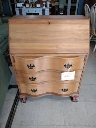 Natural Finish Slant Front Secretary Desk | Roth & Brader ...