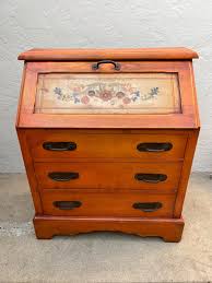 Monterey Furniture Rare Orange Drop Front Desk 1930 ...