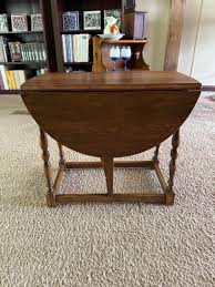 Vintage Maple Drop Leaf Side Table Compact Design - Etsy