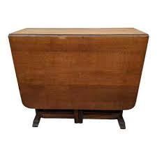 Antique Quartersawn Tiger Oak Drop Leaf Dining Table | eBay