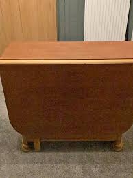 Drop leaf dining table H 30”-77cm W 32”. -82cm L 58”. - 148cms