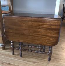 Antique William Mary 1800s Drop Leaf Gate Leg Table Hand ...