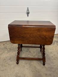 Vintage Wooden Small Drop Leaf Table - Etsy