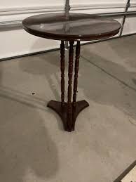 Polished wood side table | Coffee table. | eBay