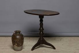Oval Top Dutch Colonial Teak Tea Table – Michael Trapp