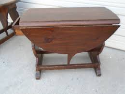 Pair Ethan Allen End Tables Drop down Side 2 Regency Country ...