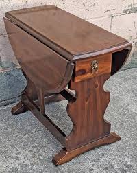 Vintage Antique Old SOLID Knotty Pine Wood Wooden Drop Down ...