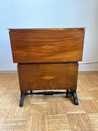 Early 20th Century George III Style Mahogany Two Tier Side Table | Chairish