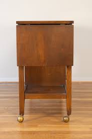 Broyhill Brasilia Rolling Bar Cart with Bird Tile Inlay sold at auction from 10th July to 31st July | Fair Auction Co