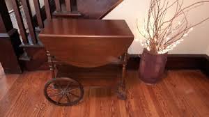 Paalman Furniture Antique Drop Leaf Tea Cart in Great Condition | eBay