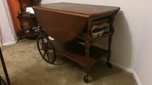 Antique Mahogany Imperial Drop Leaf Tea Cart for Sale in Philadelphia, PA - OfferUp