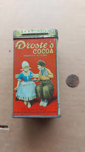 Ancienne ÉTAIN CACAO procédé hollandais DROSTE, chocolat chaud, Haarlem, cuisine vintage | eBay