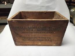 Antique Winchester Repeating Arms Wood Ammo Box 500 12 2-5/8 New Haven Conn. | eBay