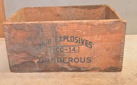 American Chemical General Explosive EMPTY 50 lb dynamite box wood crate vintage | eBay