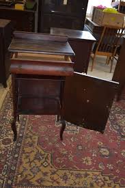 Antique Mahogany Music Cabinet - The Green Scene Antiques