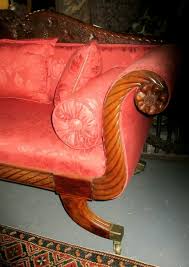 RARE SAMUEL FIELD MCINTIRE ANTIQUE CLASSICAL FEDERAL SALEM SOFA W/FINE FABRIC | eBay