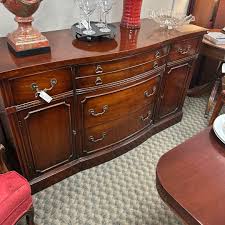 Wood Buffet w/Metal Handles – Village Door