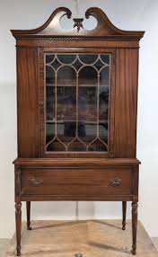 Sold at Auction: Vintage Mahogany China Cabinet