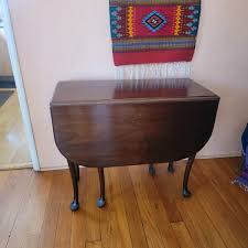 1920s mahogany drop leaf table, used, great condition, I'll ...