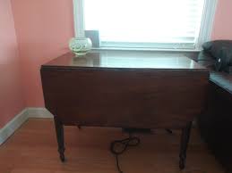 Antique Drop leaf table with end drawer- very good condition ...