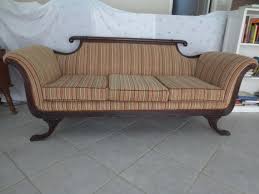 Empire Settee Sofa Federal Lion Claw Foot Duncan Phyfe Style Loveseat Couch - Etsy New Zealand