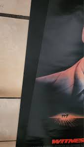 Vintage 1985 WITNESS One Sheet Rolled Poster HARRISON FORD MCGILLIS PETER WEIR | eBay