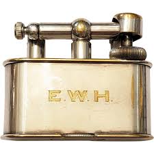 Similar Items to Antique Dunhill Table Top Silver Plated ...