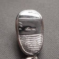 Vintage 14K White Gold Charm - Athletic Shoe w Cobalt & Sky Blue Enameling 2.6g | eBay