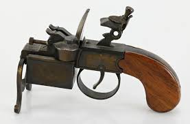 Sold at Auction: Alfred Dunhill, Rare Dunhill England Flintlock Tinder Pistol Table Lighter