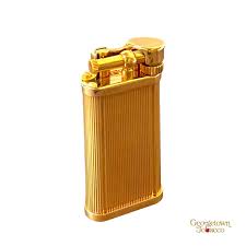 Dunhill Lighter- Unique- Gold Barley with Pipe Burner ...